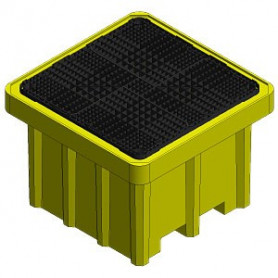 RÉSERVOIR SÉCURISÉ P 1000 -- AVEC GRILLE 1350X1350X950