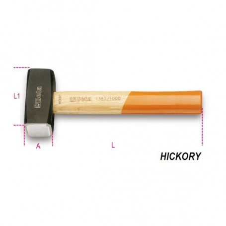 SCHLAGSTOCK MIT HOLZGRIFF 2000G - 1380/2000