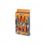 SATZ 6 ISOLIERTE SCHRAUBENDREHER 1000V 4F+4PH - 1273MQ/D6