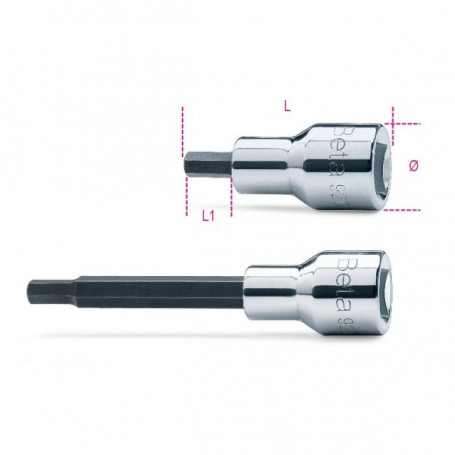 STECKSCHLÜSSEL 1/2'' SECHSKANT M 8MM