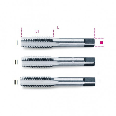 TARAUDS À GROS FILETS SÉRIE M14 3PCS - 430/14