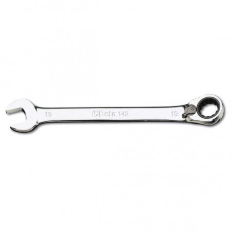 CHIAVE COMBINATA A CRICCHETTO REVERSIBILE 17MM - 142/17