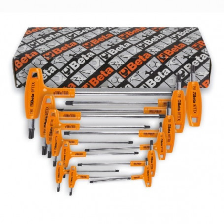 SATZ 6 TORXSCHLÜSSEL MIT GRIFF T10-T40 - 97TTX/S6