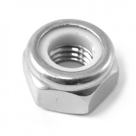 NUT 20 STAINLESS STEEL A2 UNI7473 SELF-LOCKING