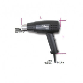 2-SPEED HEAT GUN. 1600W - 1850B