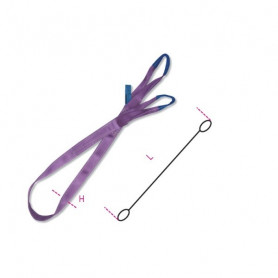 ÉLINGUES DE LEVAGE 1T AS. L0.5 - 8150 VIOLET