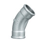 COUDE EN FONTE 45 1/2