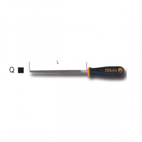 BM SQUARE HALF-SMOOTH FILES BM 8 A/Q