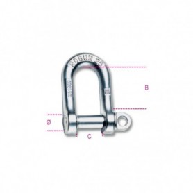 BETA VERZINKTER GERADER SCHÄKEL 0,6T - 8025