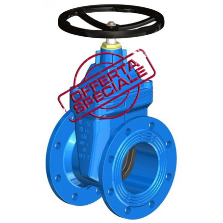 FLAT BODY GATE VALVE DN100 PN16 SOFT SEATED+HW