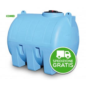 RÉSERVOIR HORIZONTAL STP EN POLYÉTHYLÈNE 3000