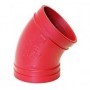 CURVA 45' SCANALATA 5'' (139,7 mm) VERNICIATA - Gr8LOK