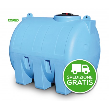 POLYETHYLEN-TANK 5000LT HORIZONTAL STP