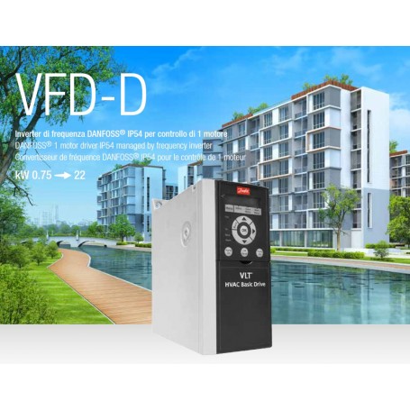 FREQUENCY INVERTER 1 MOTOR VFD-D/5.5 TT400 - VFD-D SERIES