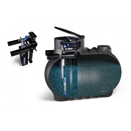 WATER RECOVERY STATION IAP M 18000 LT. 17650 | COMPLETE WITH ELECTRIC PUMP