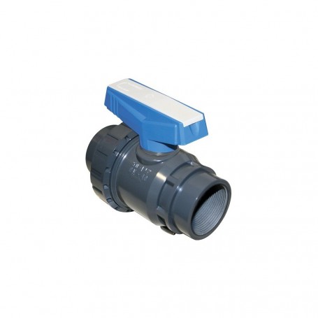 VALVOLA SFERA PVC 1 GHIERA IRRIGAZ. 2