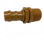 RACCORDO MASCHIO 1/2" PER 17 PG MARRONE