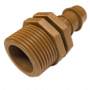RACCORDO MASCHIO 3/4" PER 17 PG MARRONE