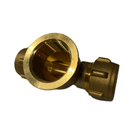 TI BRASS F/F/F 22 X 1" X 22