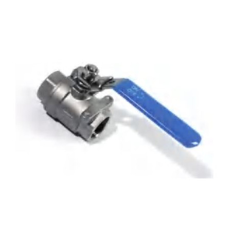 VALVOLE SF. INOX 2PZ PASS.TOT. 1'' FF