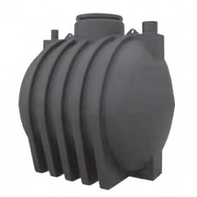RÉSERVOIR CYLINDRIQUE SOUTERRAIN EN POLYÉTHYLÈNE LT.1500 OU ALIMENTAIRE GRIS