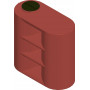 PARALLELEPIPED-TANK AUS POLYETHYLEN LT. 750 TERRACOTTA