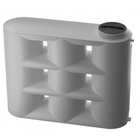RÉSERVOIR EN POLYÉTHYLÈNE PARALLÉLÉPIPÉDIQUE LT.2000 GRIS