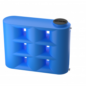 PARALLELEPIPED POLYETHYLENE TANK LT.2000