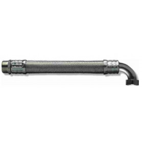 TUYAU ANTI-VIBRATION 1/2 "X100 ACIER INOXYDABLE COURBÉ
