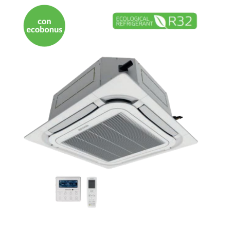 CARRIER KLIMAANLAGE - SINCLAIR 12.000 BTU 3KW - LIGHT UNI SPLIT SERIE INNENGERÄT KASSETTE 60X60