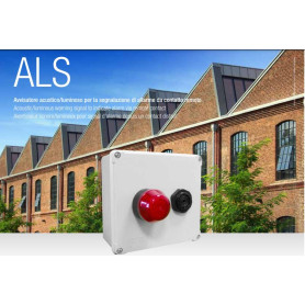 SEGNALATORE LS1-24 ACUST E VISIVO+MUTE 24Vac 90dB