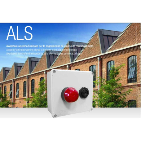 SEGNALATORE LS1-24 ACUST E VISIVO+MUTE 24Vac 90dB