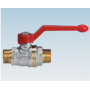 ASTER VALVOLA-ACS MM SFERA LEVA ROSSA1/2''