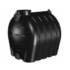 POLYETHYLENE TANK INTERRO LT.3000 HORIZONTAL GRAY FOOD GRADE V/12