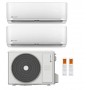 CONDIZIONATORE CLIVET DUALSPLIT | UNITA' ESTERNA 5,3KW (18.000 BTU) - UNITA' INTERNE ESSENTIAL 2 - 9.000 + 12.000 BTU