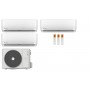 CLIMATISEUR CLIVET TRIALSPLIT | UNITÉ EXTÉRIEURE 6.2KW (21,000 BTU) - ESSENTIEL 2 UNITÉS INTÉRIEURES - 9,000 + 9,000 + 12,000