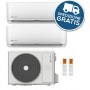 CONDIZIONATORE CLIVET DUALSPLIT | UNITA' ESTERNA 4.1KW (14.000 BTU) - UNITA' INTERNE ESSENTIAL 2 - 9.000 + 9.000 BTU