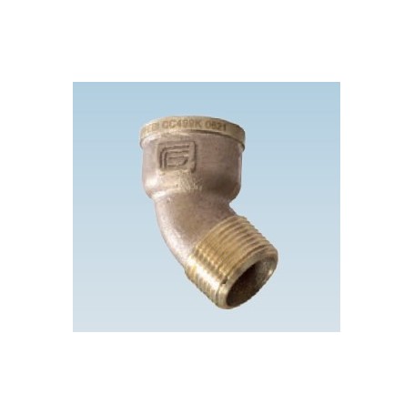 45° BRONZE ELBOW MF 1" 1/4