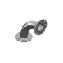 CURVA ZINCATA 90° CON DUE FLANGE PN10  DN 65X65