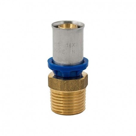 MULTILAYER STRAIGHT PRESS FITTING MALE 3/4 "X26