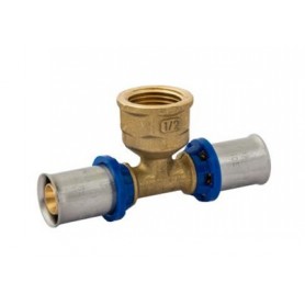 RACCORD À SERTIR MULTICOUCHE TEE F 20X1/2 "X20