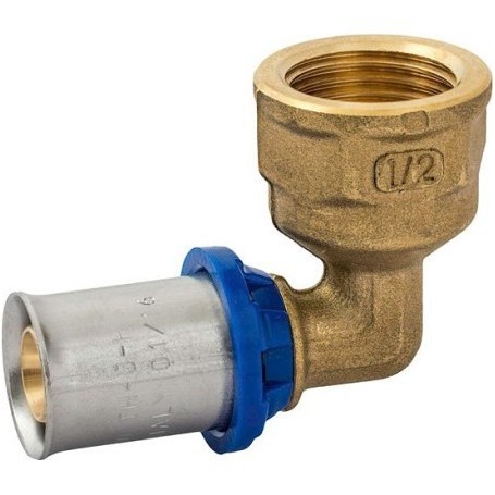 MULTILAYER PRESS FITTING FEMALE ELBOW 1/2 "X20