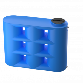PARALLELEPIPED-TANK AUS POLYETHYLEN 3000LT
