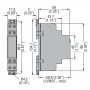 CONTROLLO LIVELLO MOD 3S. 24/230V LVM25240 RELE'