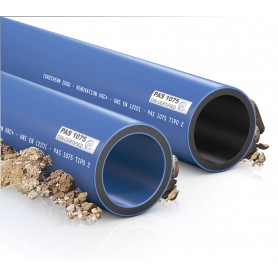 TUBO POLIETILENE PE100 RENOVATION PN10 VRC+ D.50 ROTOLO 100MT