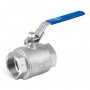 VALVOLE SFERA 2 PEZZI INOX PASSAGGIO TOTALE 1" MF