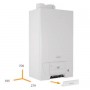 BAXI CONDENSATION BOILER NEW PRIME 26 kW METHANE/LPG - WIFI OPTIONAL | A7697098