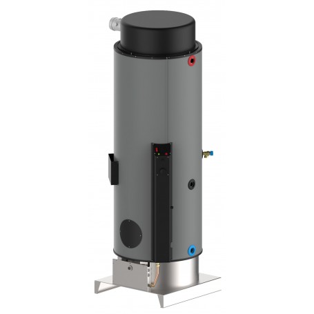SCALDACQUA A GAS AD ACCUMULO ATI MARIANI CAMERA STAGNA LT.300 MOD. SECURITY A METANO