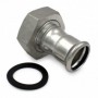 MANCHON AVEC ECROU 1"1/2X28 INOXPRES