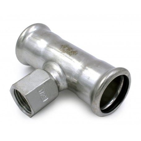 TEE C/DERIV. FF 1 "X76.1 INOXPRES